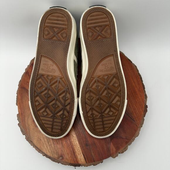 Converse One Star Academy Pro Vintage Suede Olive Green Sneakers 39 EU 8 W 6.5 M - Picture 8 of 11